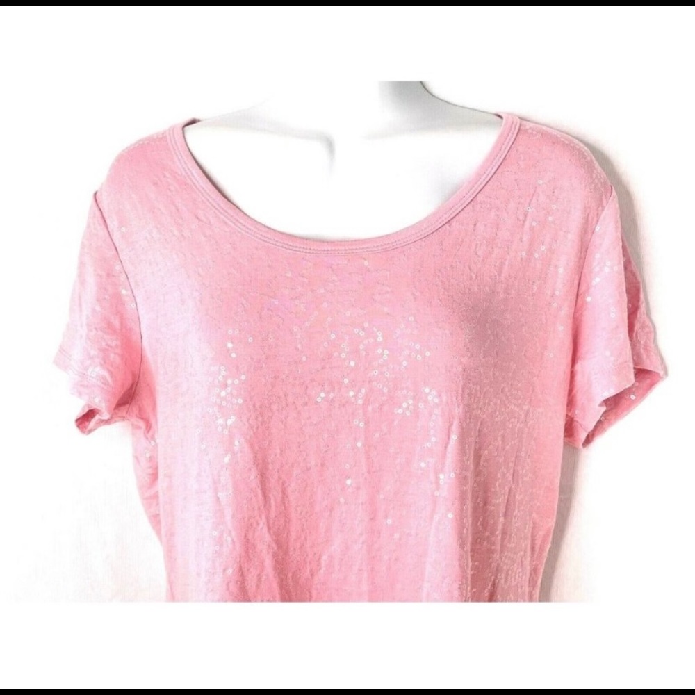 Pink sequin blouse - Picture 3 of 6